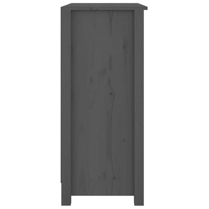 vidaXL Sideboard | Grey | Solid pine wood | 70x35x80 cm | Sideboard 4