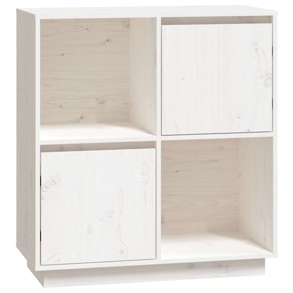 vidaXL Sideboard | White | Solid pine wood | Medium | Sideboard | Rectangular 2