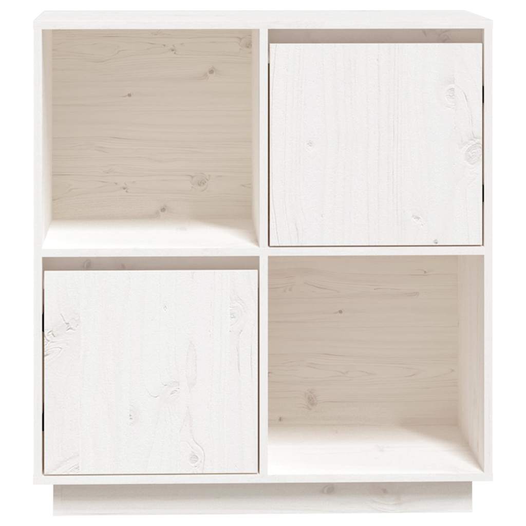 vidaXL Sideboard | White | Solid pine wood | Medium | Sideboard | Rectangular 6