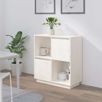 vidaXL Sideboard | White | Solid pine wood | Medium | Sideboard | Rectangular 1