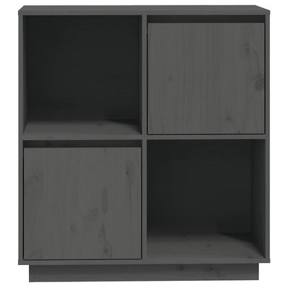 vidaXL Sideboard | Grey | Solid Pine Wood | Medium | Sideboard | Rectangular 6