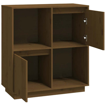 vidaXL Sideboard | Honey Brown | Solid Pine wood | Medium | Sideboard 5