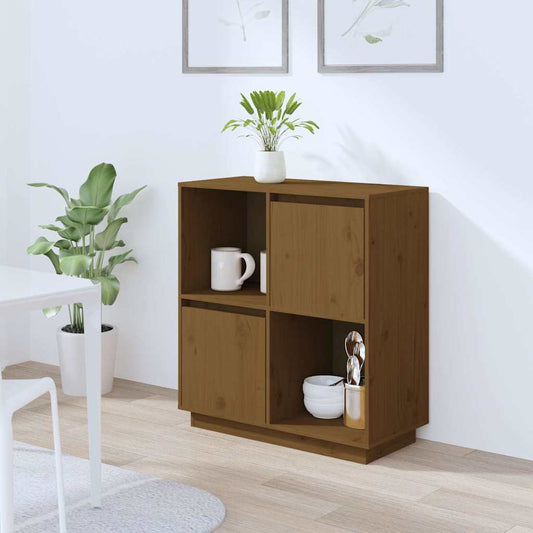 vidaXL Sideboard | Honey Brown | Solid Pine wood | Medium | Sideboard 1