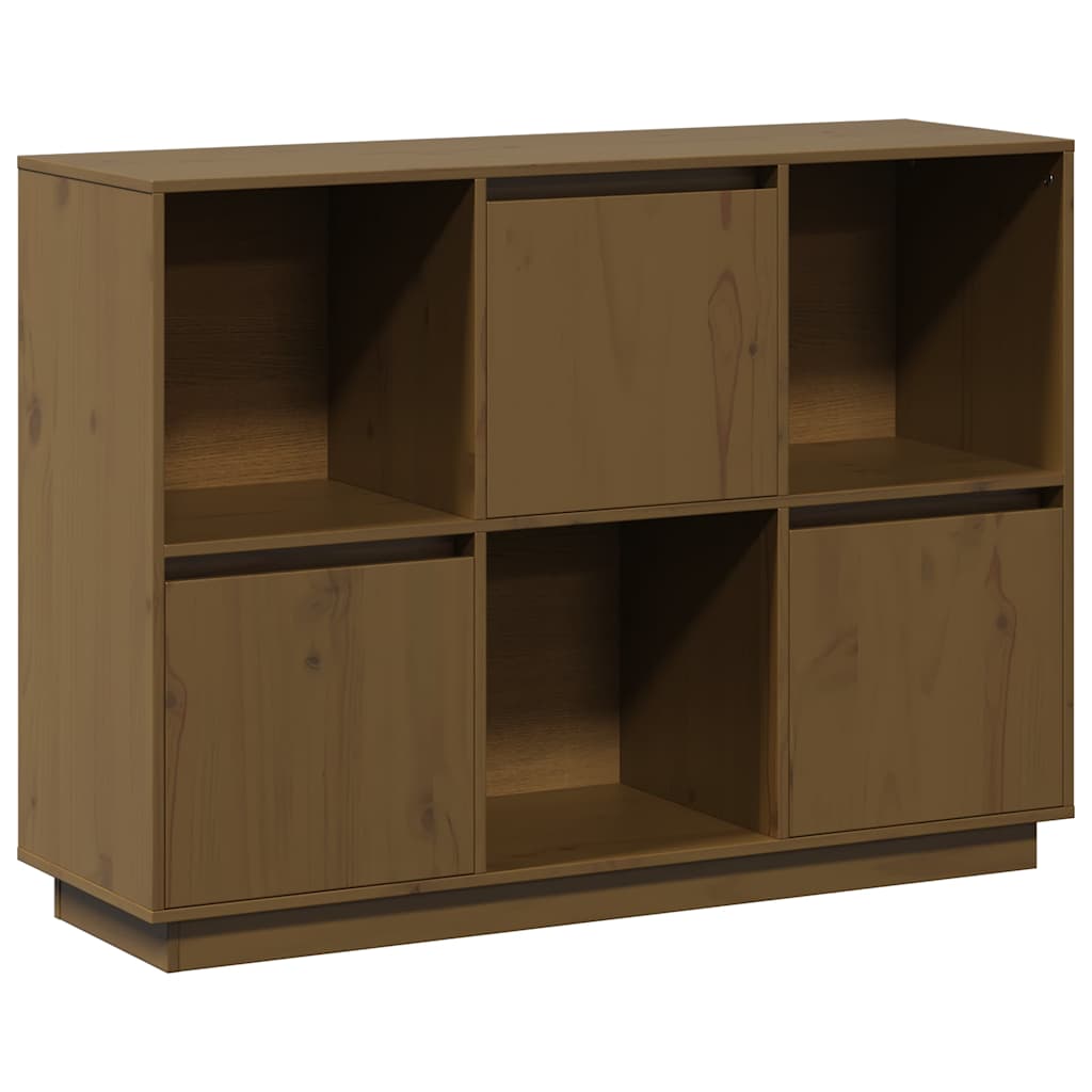 vidaXL Sideboard | Honey brown | Solid pine wood | Medium | Cabinet 2