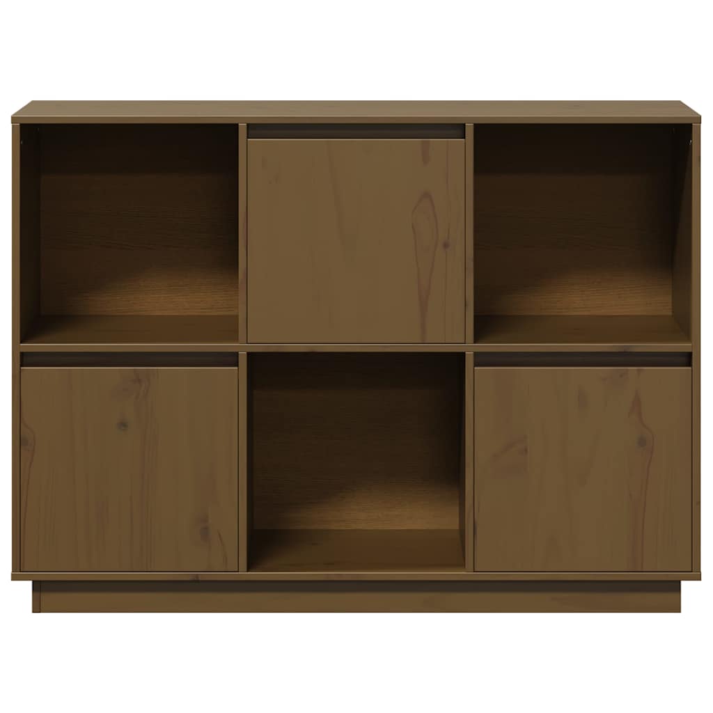 vidaXL Sideboard | Honey brown | Solid pine wood | Medium | Cabinet 6
