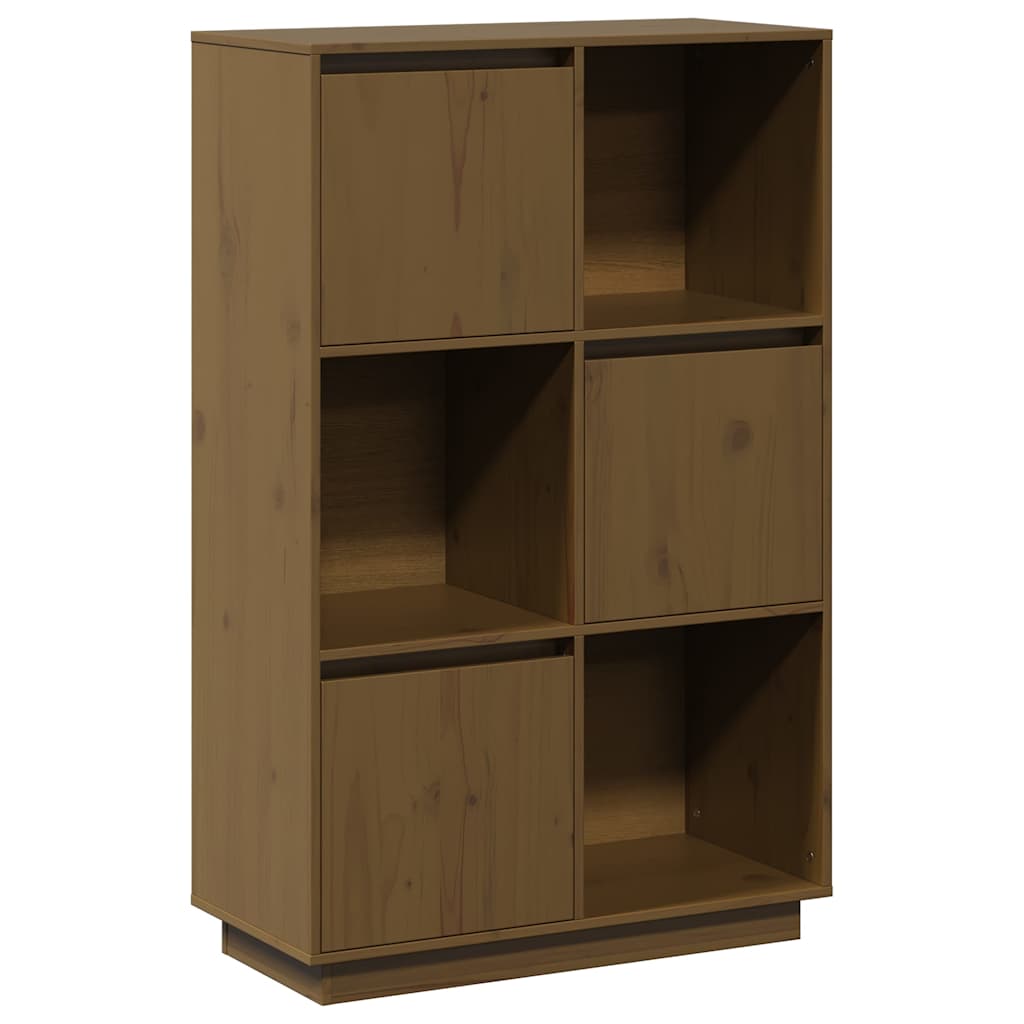 vidaXL Highboard | Honey brown | Solid pine wood | Medium | Highboard 2