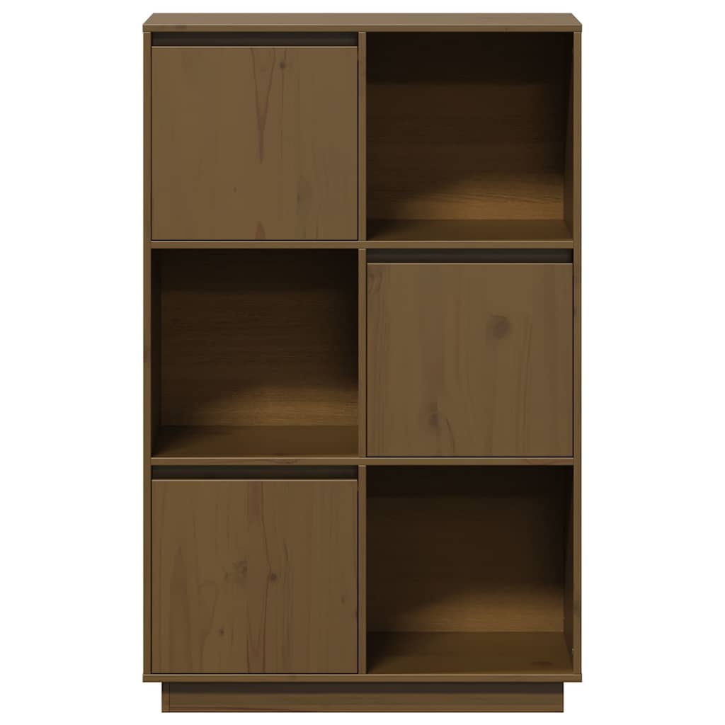 vidaXL Highboard | Honey brown | Solid pine wood | Medium | Highboard 6