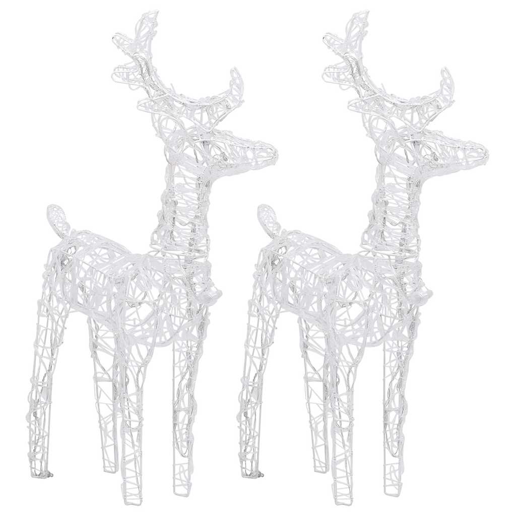 vidaXL Christmas Reindeer | Set of 2 | Blue | Acrylic | Medium 5