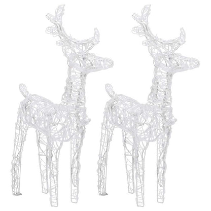 vidaXL Christmas Reindeer | Set of 2 | Blue | Acrylic | Medium 5