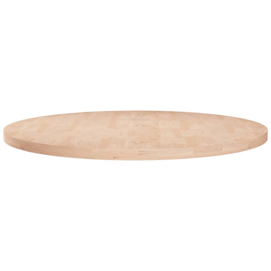 Round Table Top Untreated Solid Wood Oak
