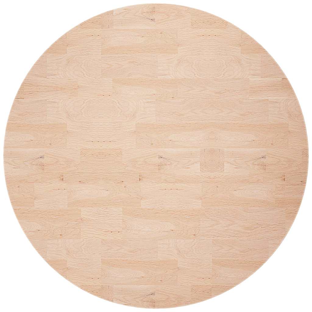 vidaXL Round Table Top Ø70x2,5 cm Untreated Solid Wood Oak 2