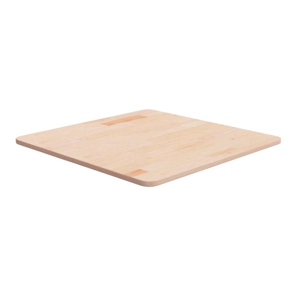 vidaXL Square Table Top Untreated Solid Wood Oak Natural