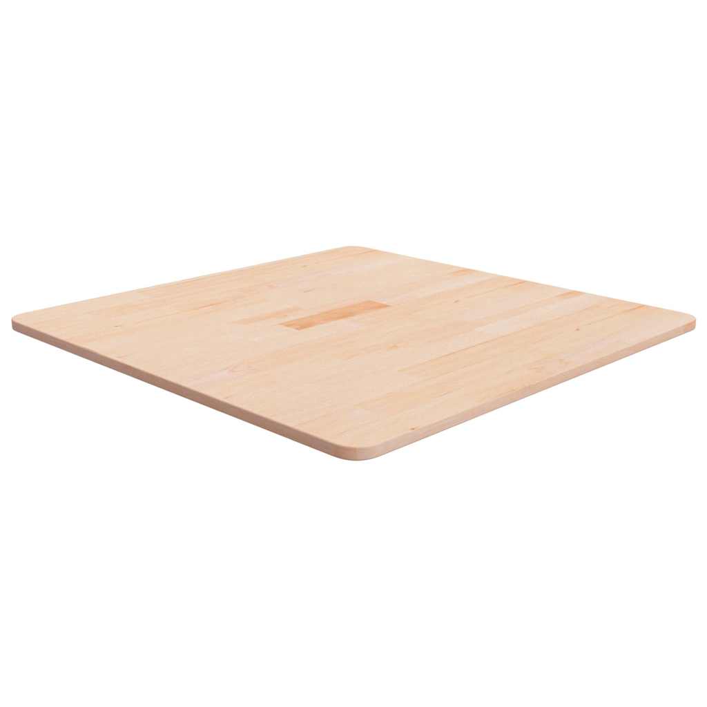 vidaXL Square Table Top 70x70x1.5 cm Untreated Solid Wood Oak 1