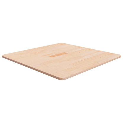 vidaXL Square Table Top 70x70x1.5 cm Untreated Solid Wood Oak 1