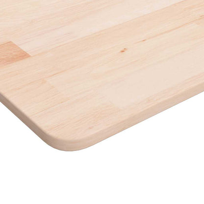 vidaXL Square Table Top 70x70x1.5 cm Untreated Solid Wood Oak 3