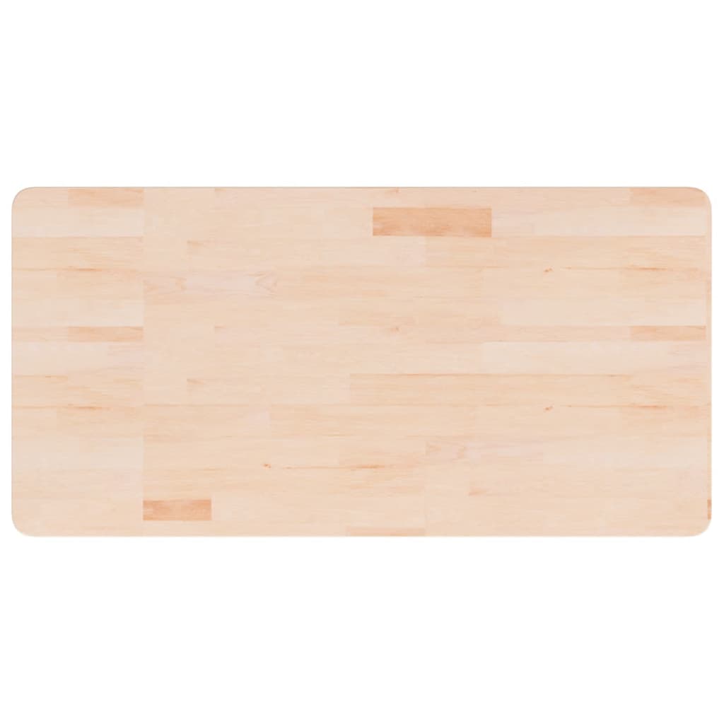 vidaXL Bathroom Countertop 100x50x1.5 cm Untreated Solid Wood 2