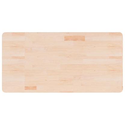 vidaXL Bathroom Countertop 100x50x1.5 cm Untreated Solid Wood 2