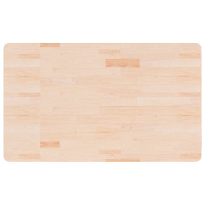 vidaXL Bathroom Countertop 100x60x1.5 cm Untreated Solid Wood 2