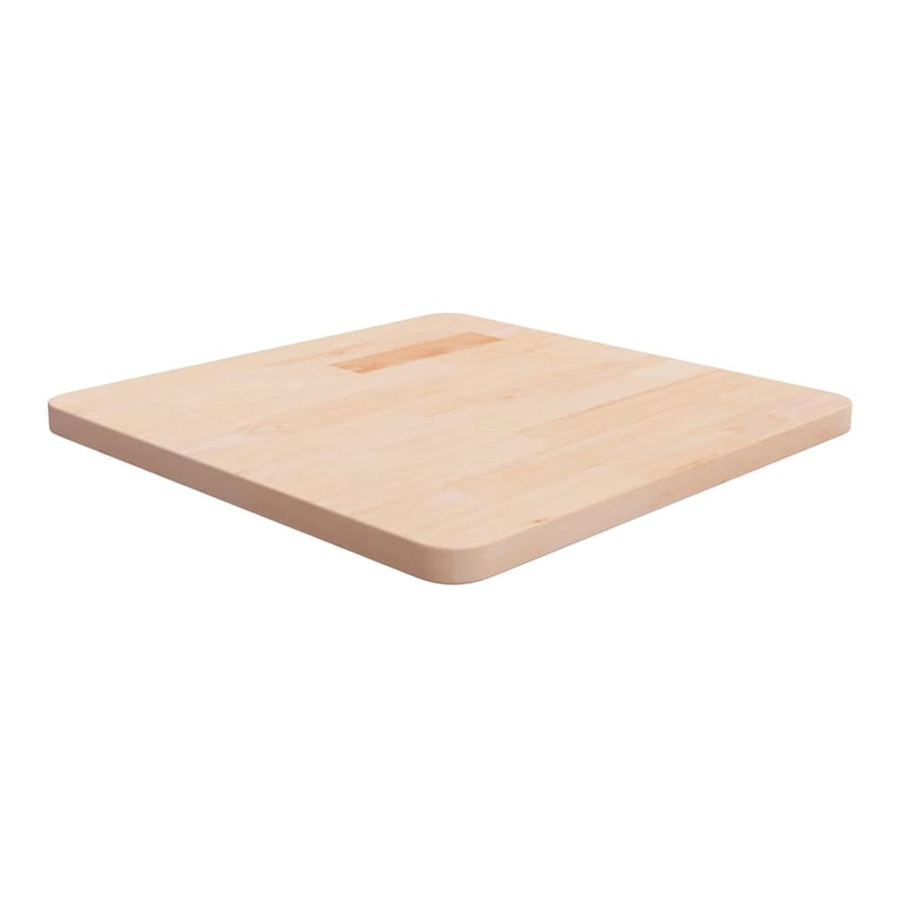 vidaXL Square Table Top Untreated Solid Wood Oak Natural