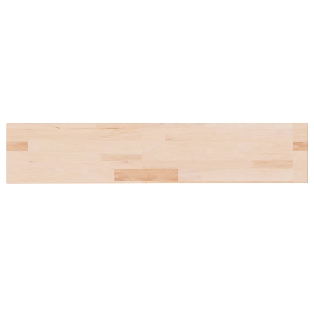vidaXL Shelf Board 100x20x4 cm Untreated Solid Wood Oak 2