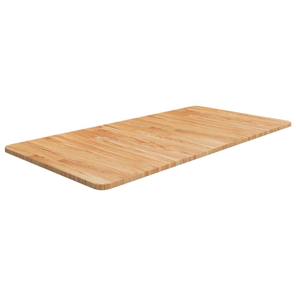 vidaXL Bathroom Countertop Light Brown 100x50x1.5cm Treated Solid Wood 1