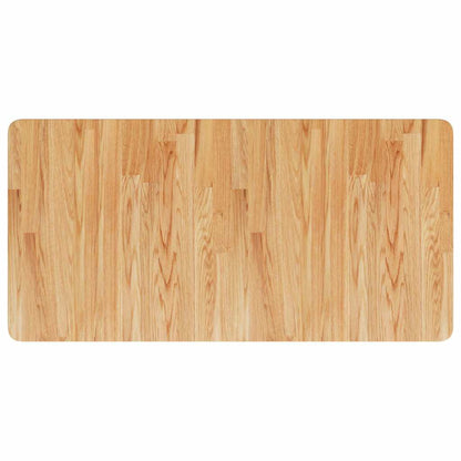 vidaXL Bathroom Countertop Light Brown 100x50x1.5cm Treated Solid Wood 2