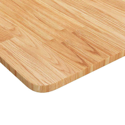 vidaXL Bathroom Countertop Light Brown 100x50x1.5cm Treated Solid Wood 3