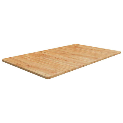 vidaXL Bathroom Countertop Light Brown 100x60x1.5cm Treated Solid Wood 1