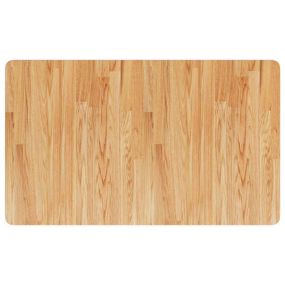 vidaXL Bathroom Countertop Light Brown 100x60x1.5cm Treated Solid Wood 2