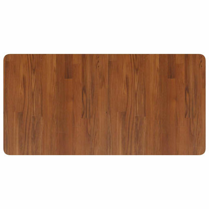 vidaXL Bathroom Countertop Dark Brown 100x50x1.5cm Treated Solid Wood 2