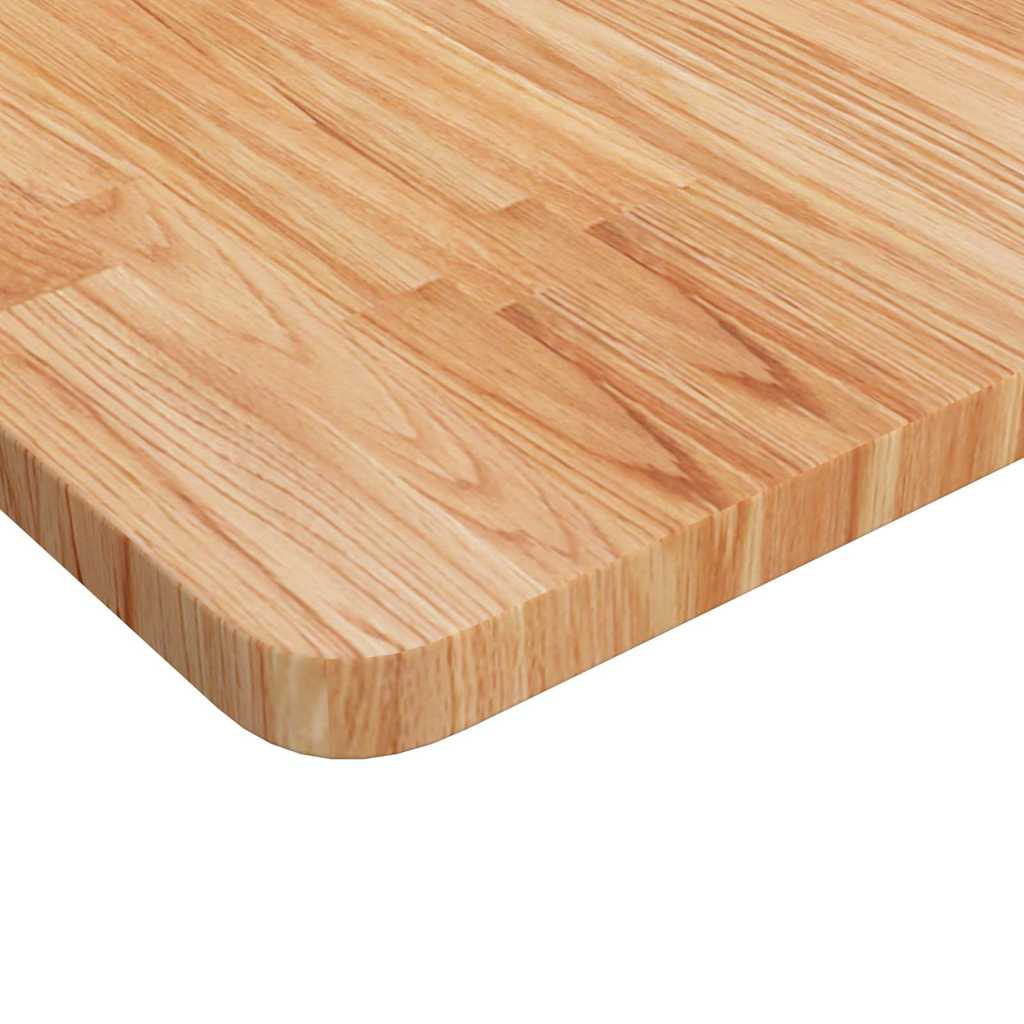 vidaXL Square Table Top Light Brown 60x60x2.5cm Treated Solid Wood Oak 3