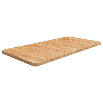 vidaXL Bathroom Countertop 80x40x1.5cm Treated Solid Wood Light Brown