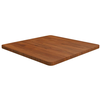 vidaXL Square Table Top Dark Brown 60x60x2.5cm Treated Solid Wood Oak 1