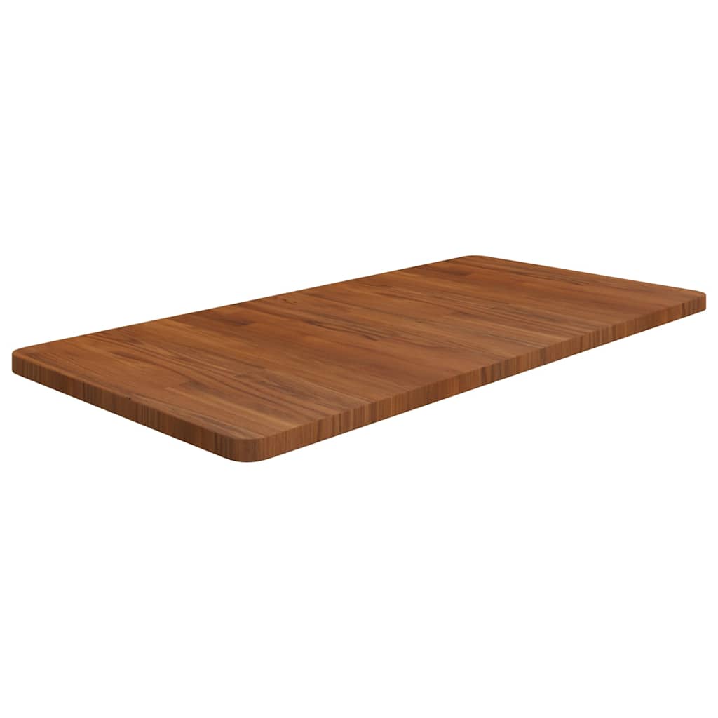 vidaXL Bathroom Countertop 80x40x1.5cm Treated Solid Wood Dark Brown