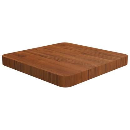vidaXL Square Table Top Treated Solid Wood Oak Dark Brown