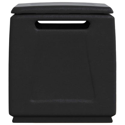 vidaXL Garden Storage Box | Dark grey and black | 100% Polypropylene | Medium 3