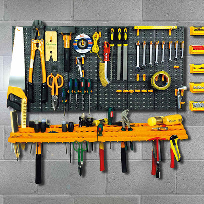 vidaXL Tool Wall 500x1000 mm 50 Hooks PP 1