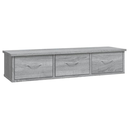 vidaXL Wall Cabinet Grey Sonoma 88x26x18,5 cm Engineered Wood 2