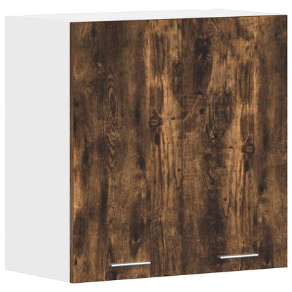 Hanging Cabinet and White 40 x 31 x 80 cm Smoked oak 1x hanging cabinet (1 door) 40 cm wide 80 cm high–1x hanging cabinet (3 shelves) 30 cm 1x hanging cabinet (2 doors) 60 cm wide 60 cm high