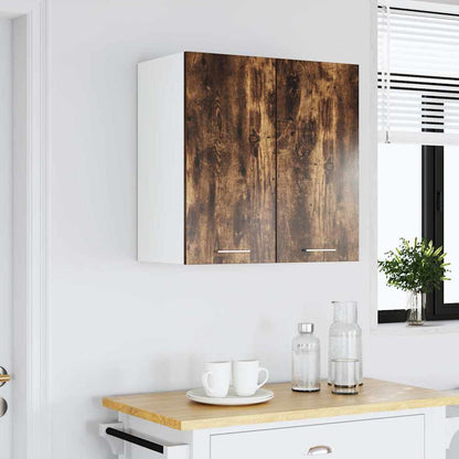Hanging Cabinet and White 40 x 31 x 80 cm Smoked oak 1x hanging cabinet (1 door) 40 cm wide 80 cm high–1x hanging cabinet (3 shelves) 30 cm 1x hanging cabinet (2 doors) 60 cm wide 60 cm high