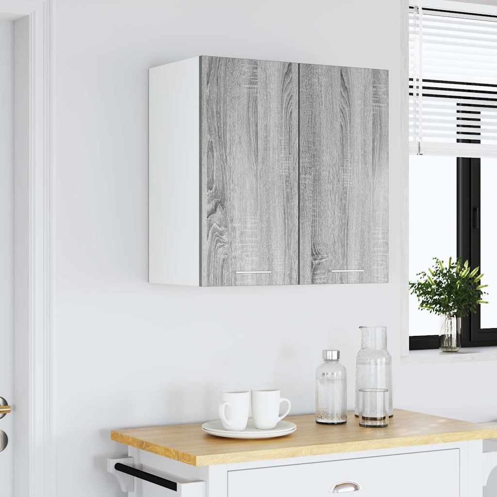 vidaXL Hanging Cabinet Lyon Grey Sonoma 60x31x60 cm Engineered Wood 3
