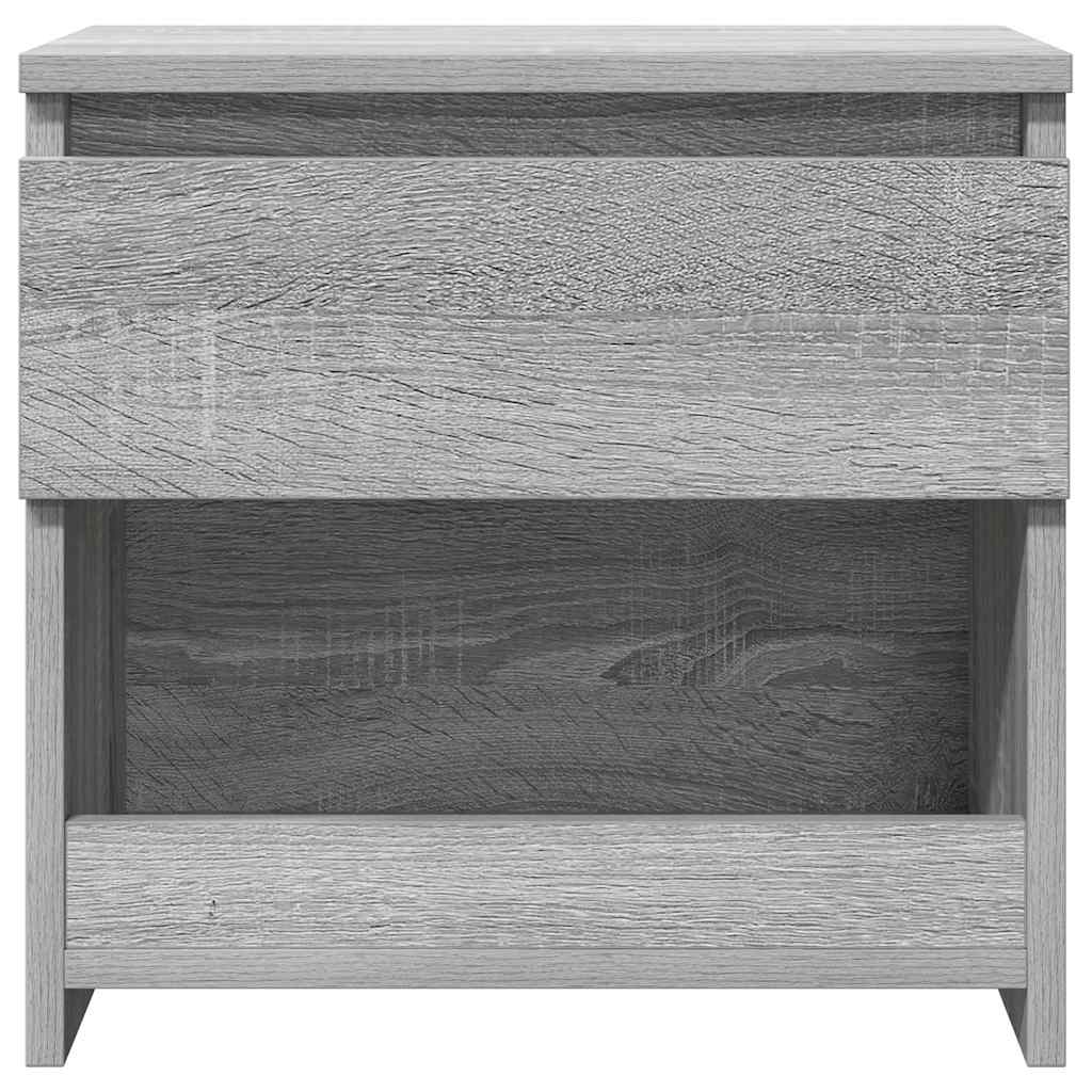 815132 vidaXL Bedside Cabinets 2 pcs Grey Sonoma 40x30x39 cm Engineered Wood 5