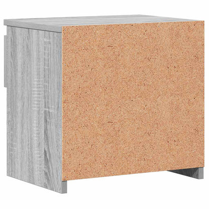 815132 vidaXL Bedside Cabinets 2 pcs Grey Sonoma 40x30x39 cm Engineered Wood 6