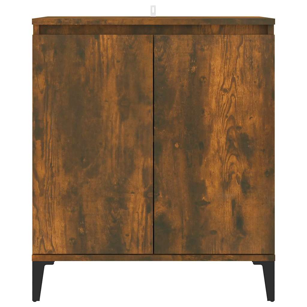 vidaXL Sideboard Smoked Oak 60x35x70 cm Engineered Wood 3