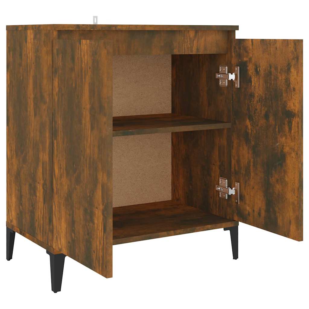 vidaXL Sideboard Smoked Oak 60x35x70 cm Engineered Wood 5