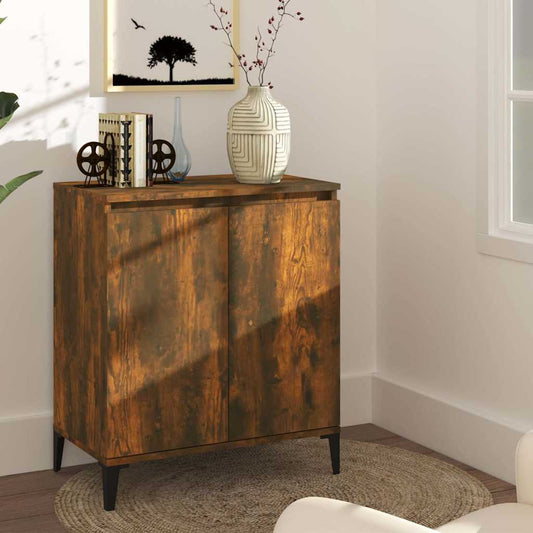 vidaXL Sideboard Smoked Oak 60x35x70 cm Engineered Wood 1