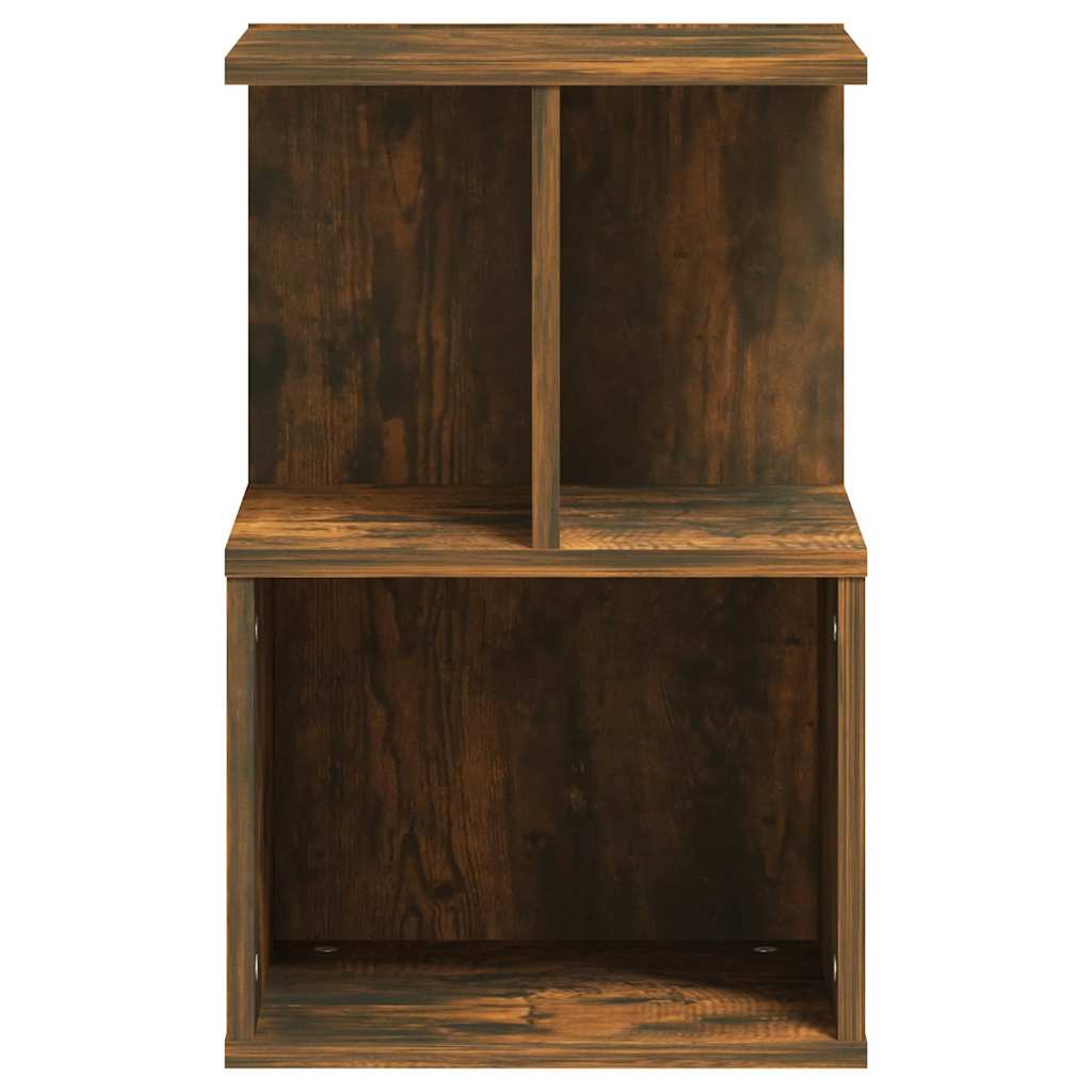 vidaXL Bedside Cabinets 2 pcs Smoked Oak 35x35x55 cm Engineered Wood 5