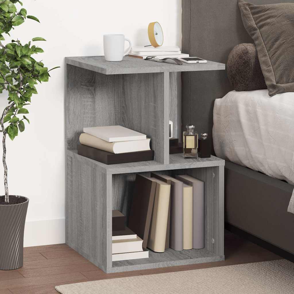vidaXL Bedside Cabinets 2 pcs Grey Sonoma 35x35x55 cm Engineered Wood 3