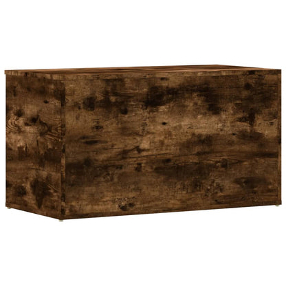 vidaXL Storage Chest Smoked Oak 84x42x46 cm Engineered Wood 6