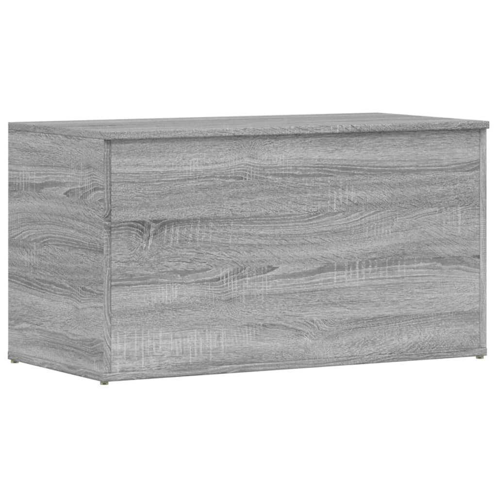 vidaXL Storage Chest Grey Sonoma 84x42x46 cm Engineered Wood 2